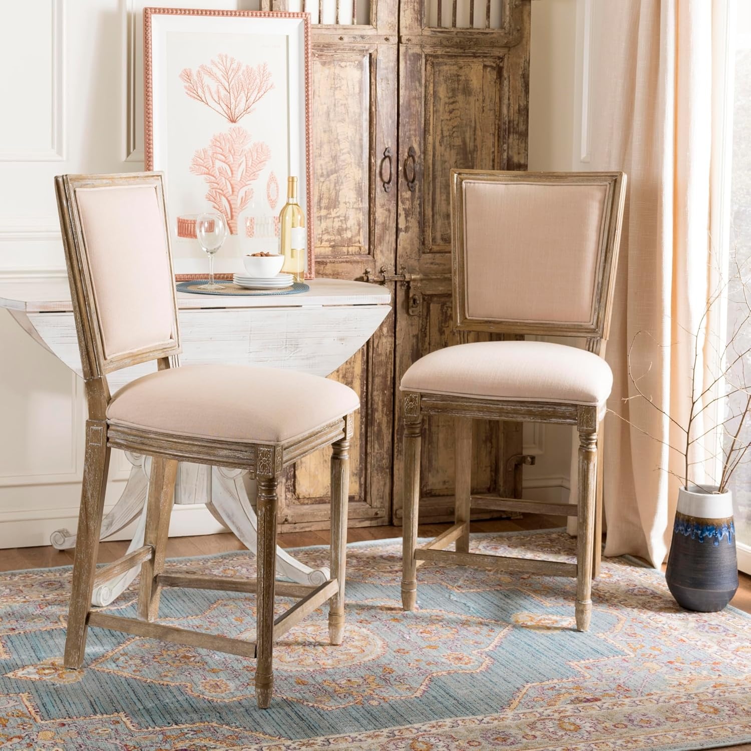 image:imageSafavieh Buchanan Counter Stool BeigeBeige