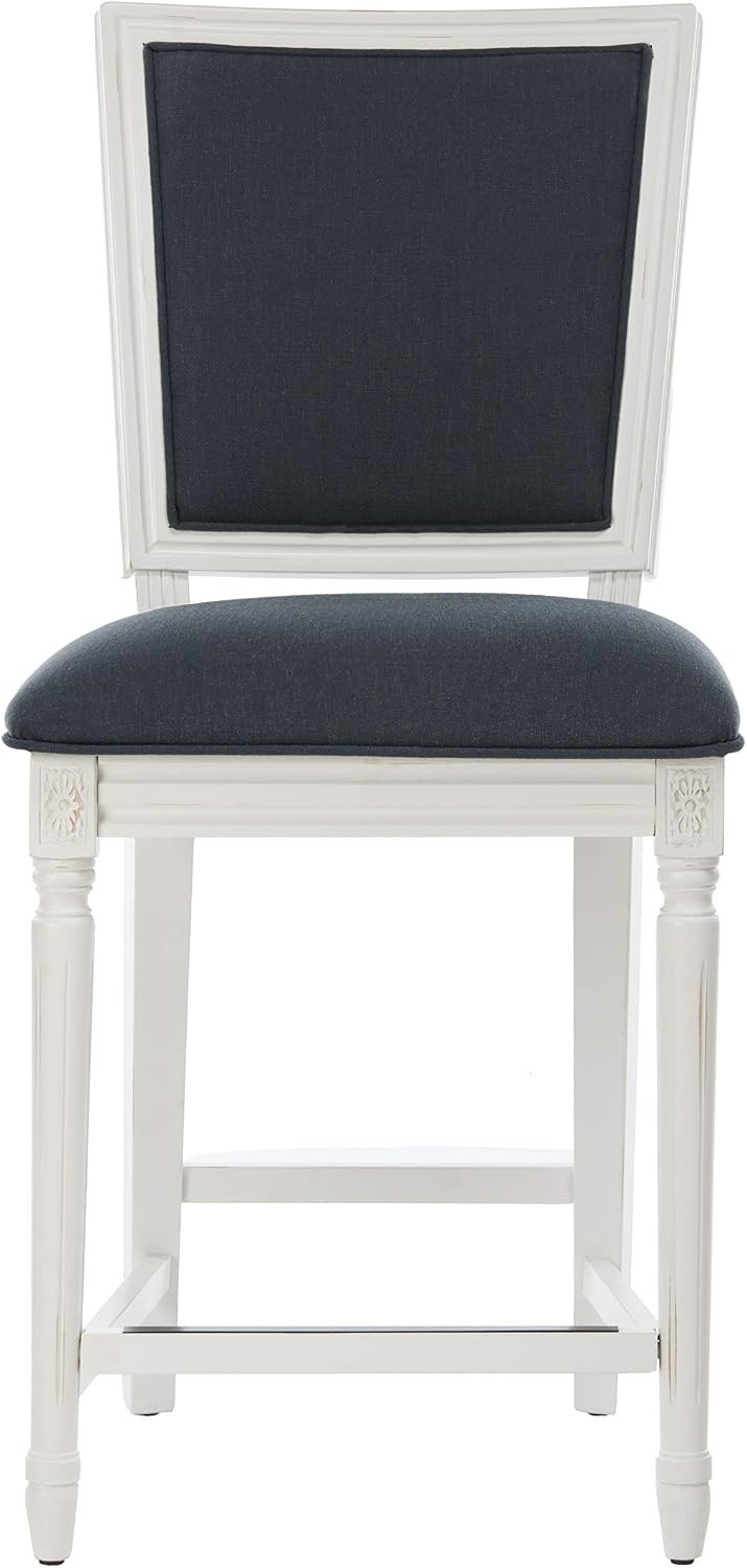 image:imageSafavieh Buchanan Counter Stool BeigeNavy Cream