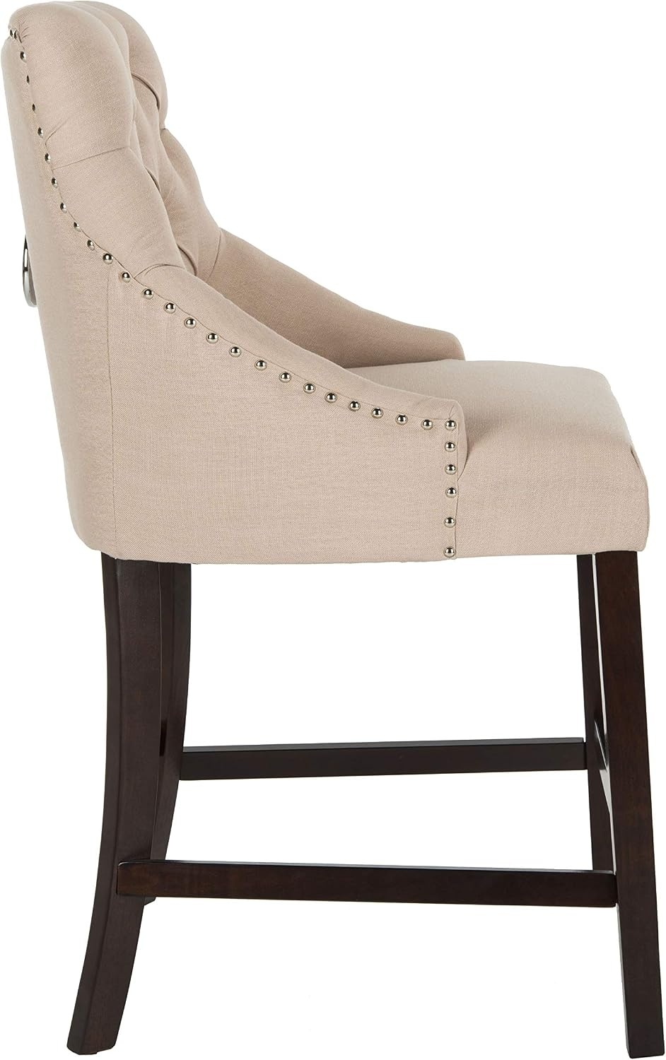 image:imageSafavieh Eleni Counter Stool BeigeEspressoBeige Espresso