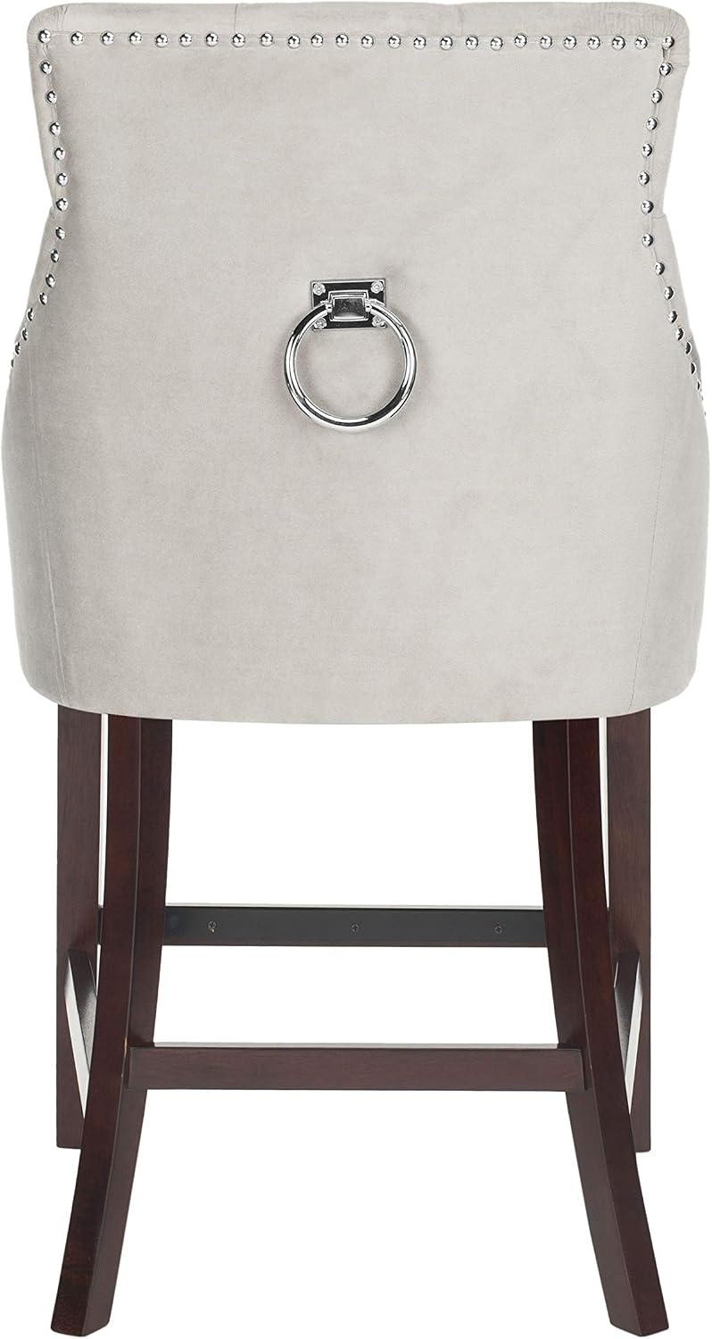 image:imageSafavieh Eleni Counter Stool BeigeEspressoGrey Espresso