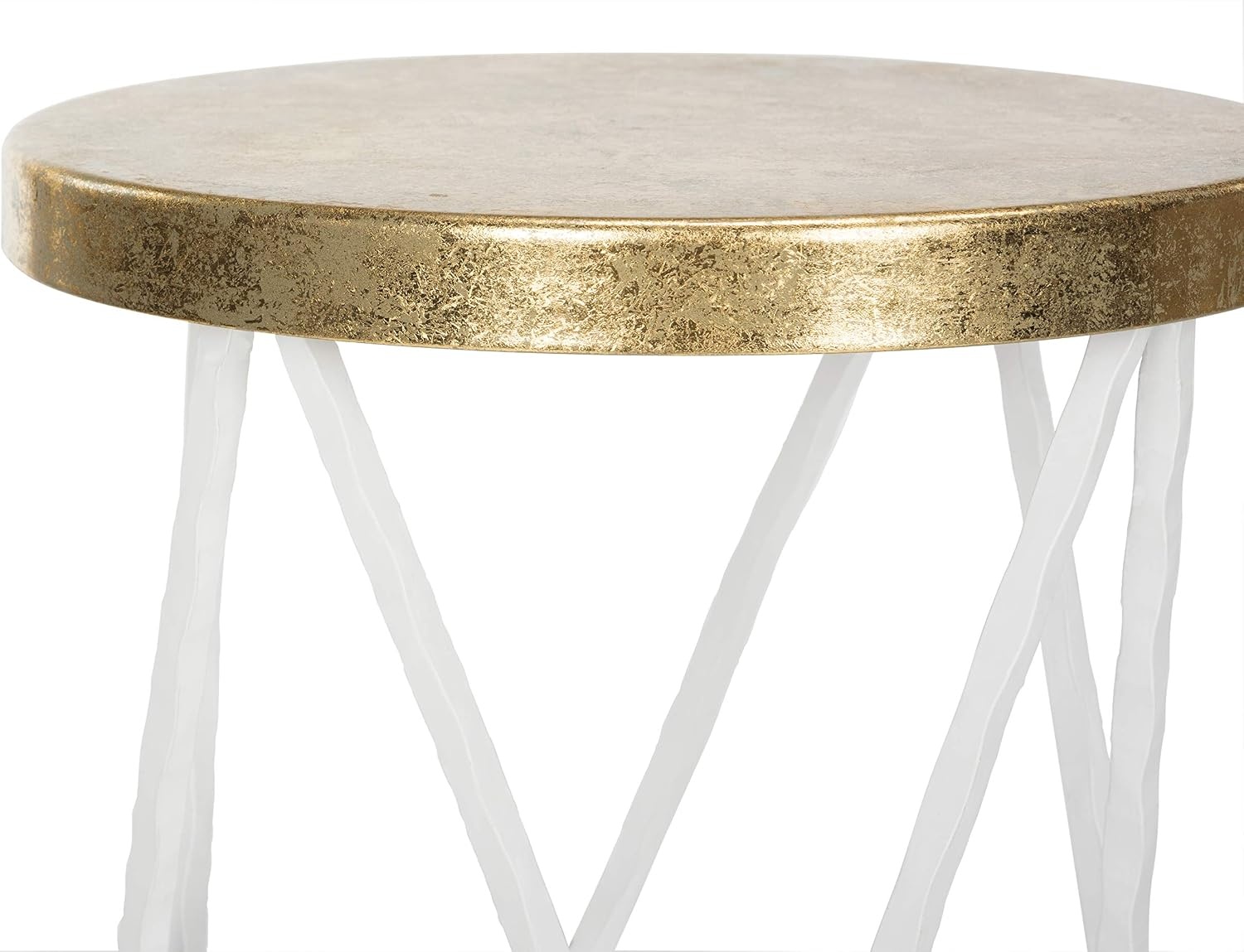 image:imageSafavieh Hester Bar Stool WhiteGoldWhite Gold