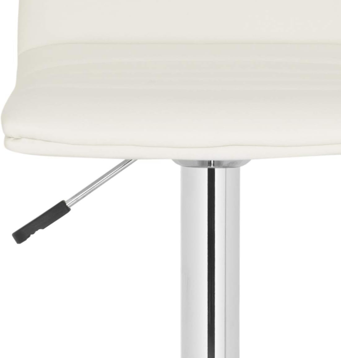 image:imageSafavieh Home Collection Arissa Black Adjustable Swivel Gas Lift 238299inch Bar StoolWhite
