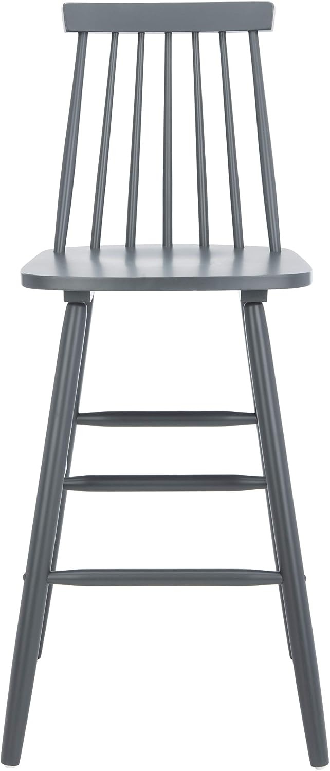 image:imageSafavieh Home Collection Beaufort Spindle Back Black 30inch Bar Stool Set of 2Grey