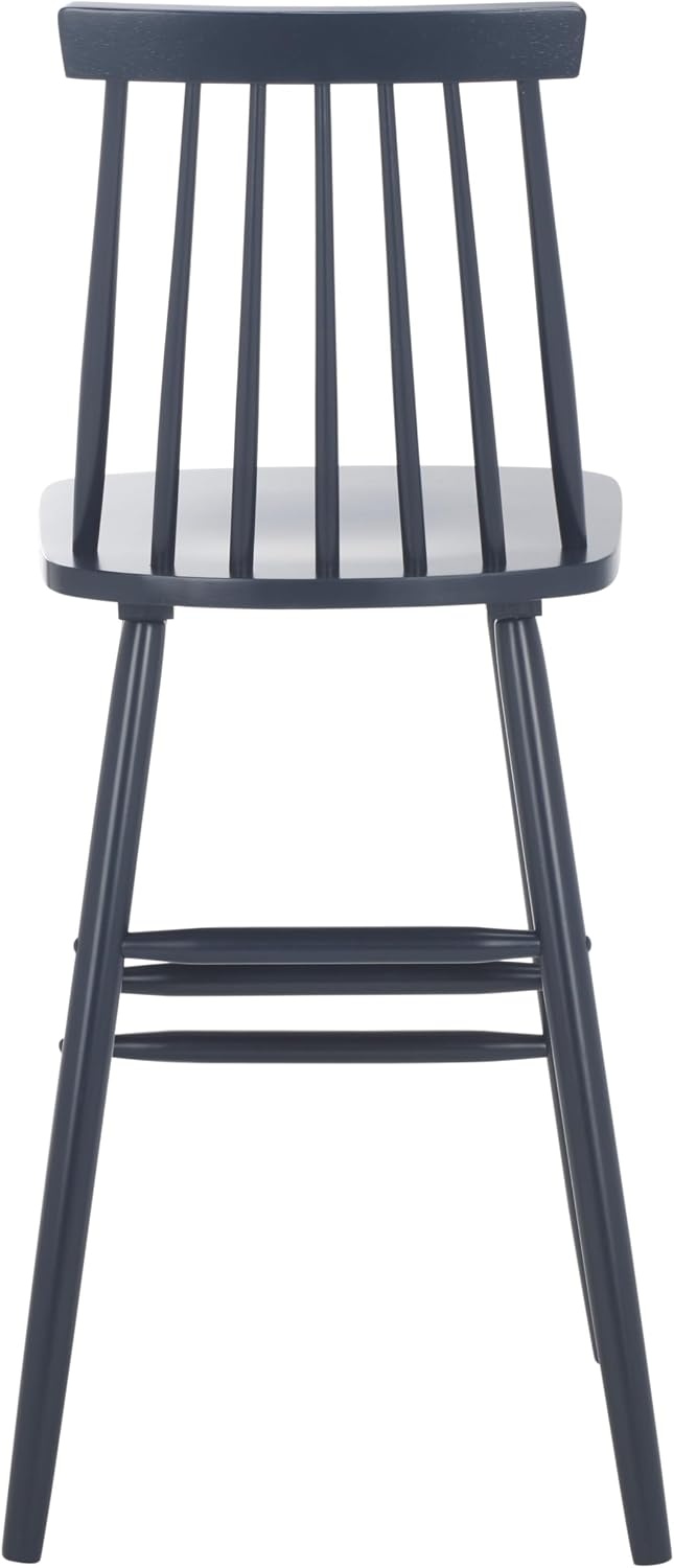 image:imageSafavieh Home Collection Beaufort Spindle Back Black 30inch Bar Stool Set of 2Navy