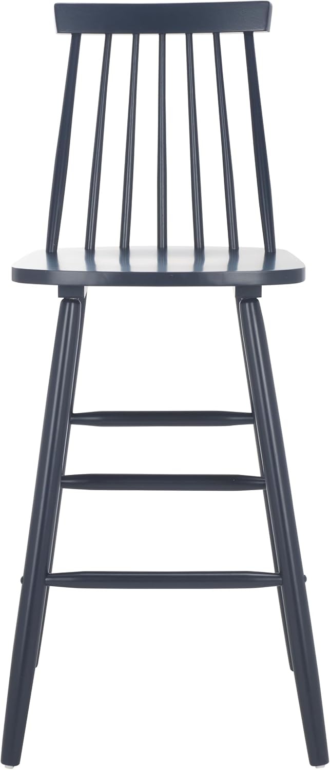 image:imageSafavieh Home Collection Beaufort Spindle Back Black 30inch Bar Stool Set of 2Navy