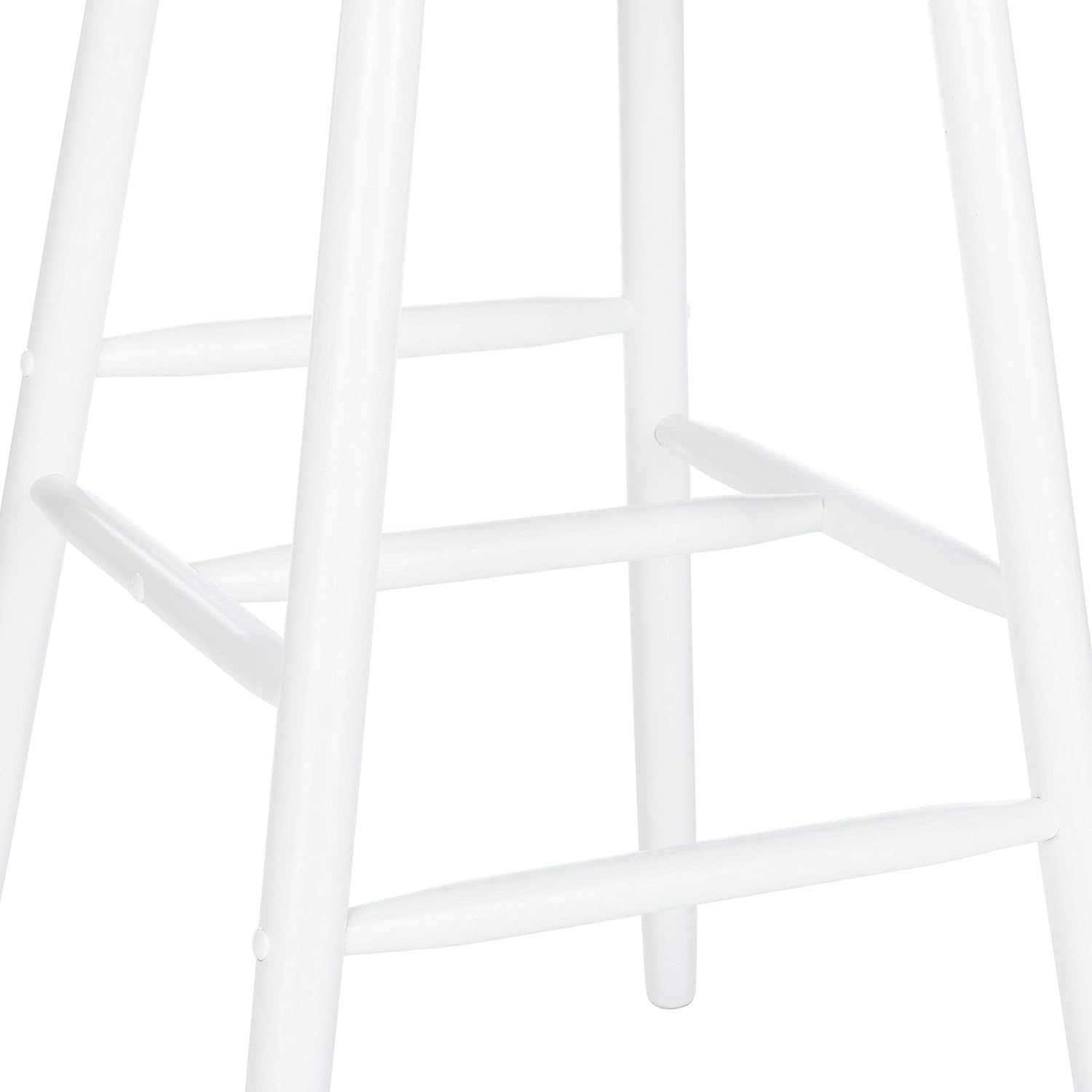 image:imageSafavieh Home Collection Beaufort Spindle Back Black 30inch Bar Stool Set of 2White