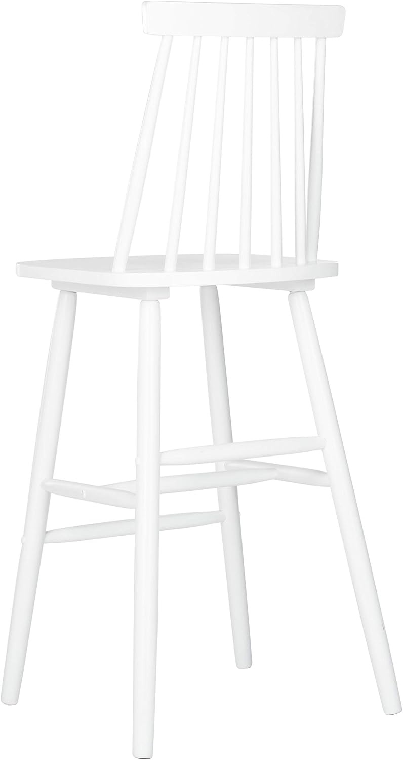 image:imageSafavieh Home Collection Beaufort Spindle Back Black 30inch Bar Stool Set of 2White