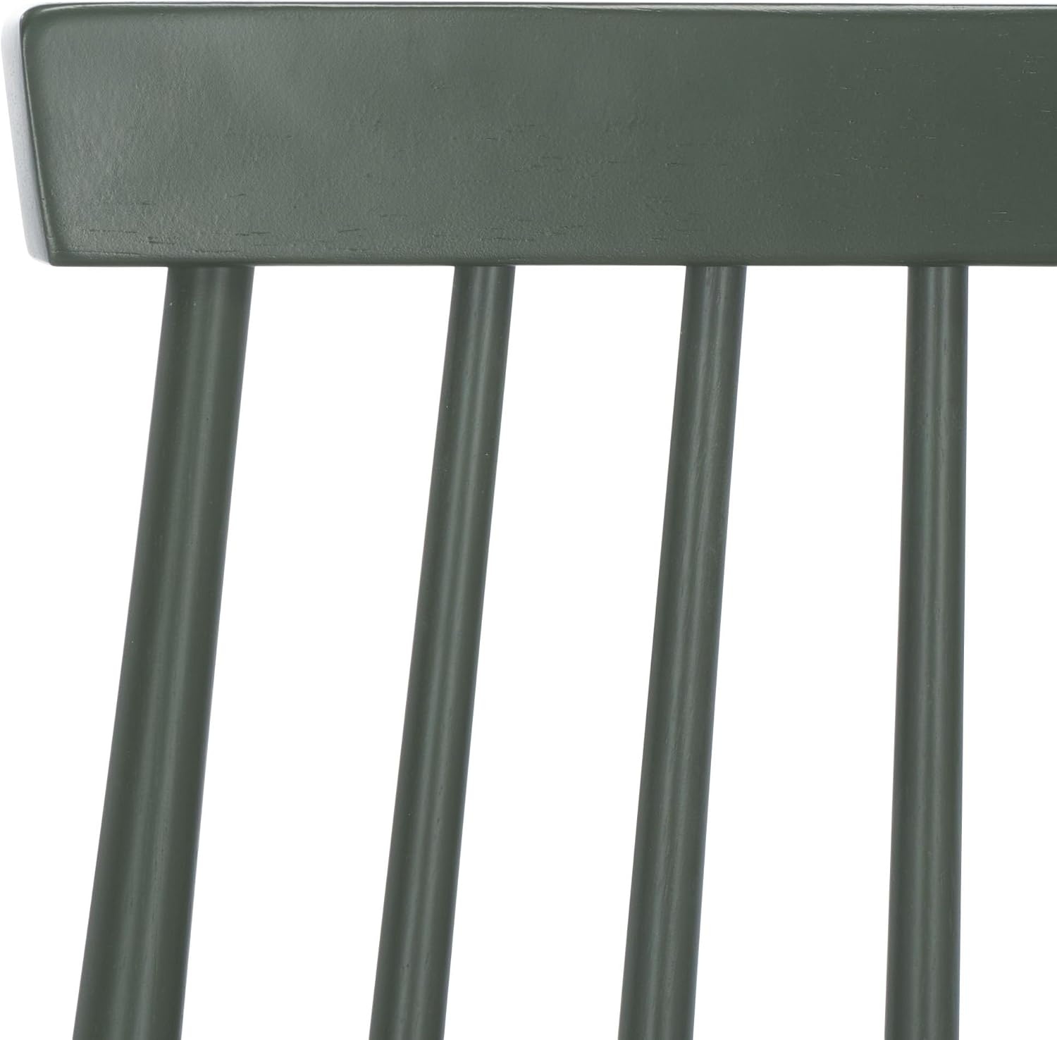 image:imageSafavieh Home Collection Beaufort Spindle Back Black Counter 24inch Stool Set of 2Garden Green