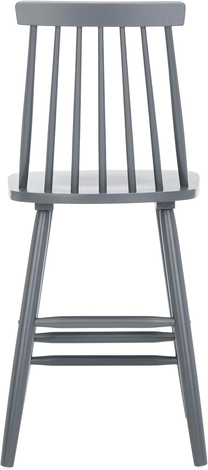 image:imageSafavieh Home Collection Beaufort Spindle Back Black Counter 24inch Stool Set of 2Grey