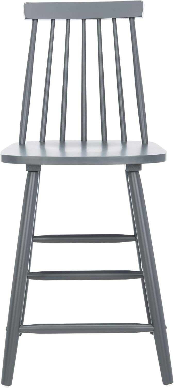 image:imageSafavieh Home Collection Beaufort Spindle Back Black Counter 24inch Stool Set of 2Grey
