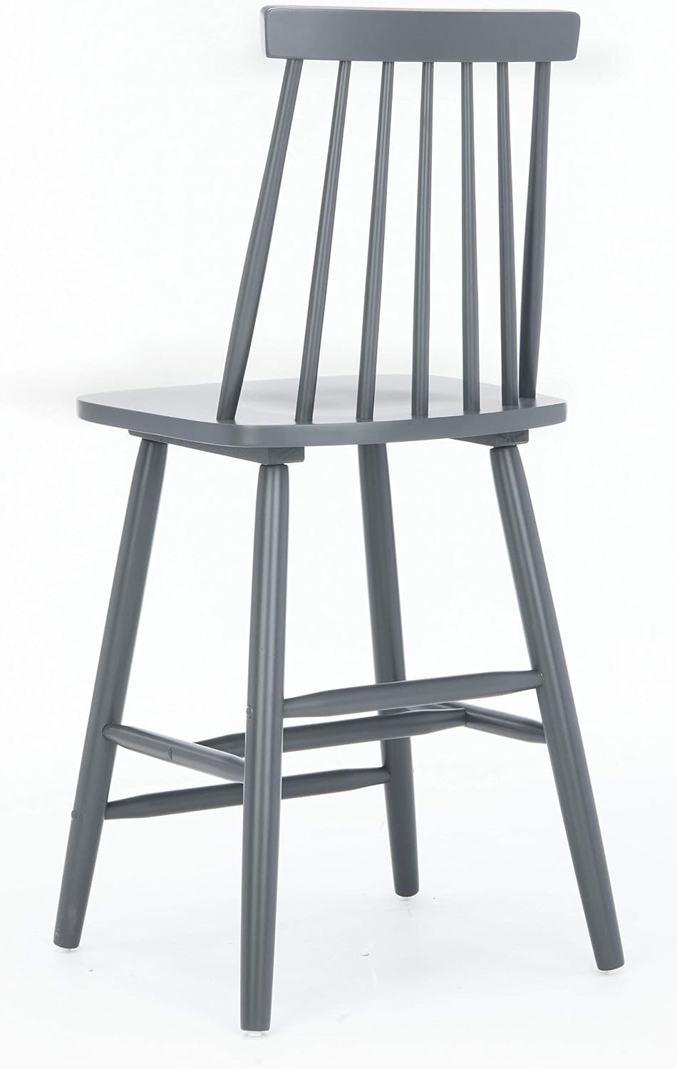 image:imageSafavieh Home Collection Beaufort Spindle Back Black Counter 24inch Stool Set of 2Grey