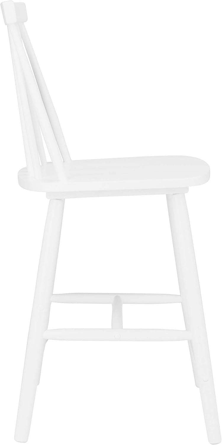 image:imageSafavieh Home Collection Beaufort Spindle Back Black Counter 24inch Stool Set of 2White
