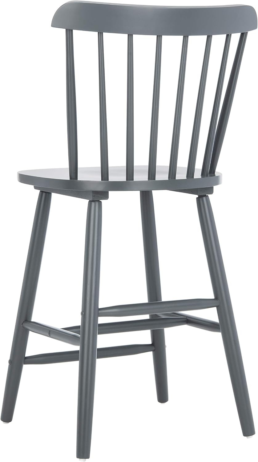 image:imageSafavieh Home Collection Galena Spindle Back Natural Counter 24inch Stool Set of 2Grey