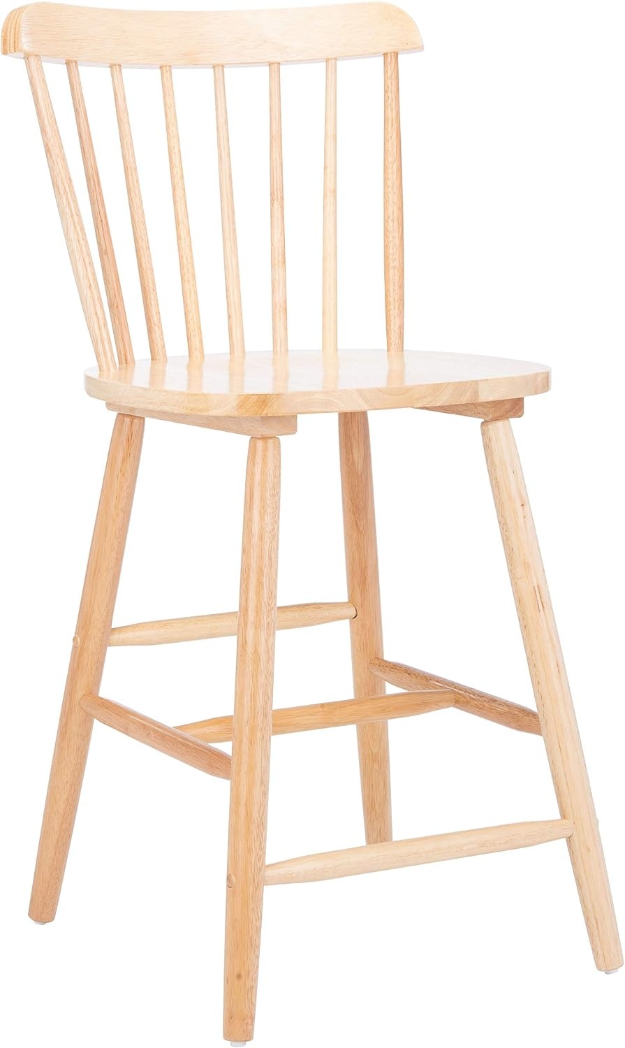 image:imageSafavieh Home Collection Galena Spindle Back Natural Counter 24inch Stool Set of 2Natural