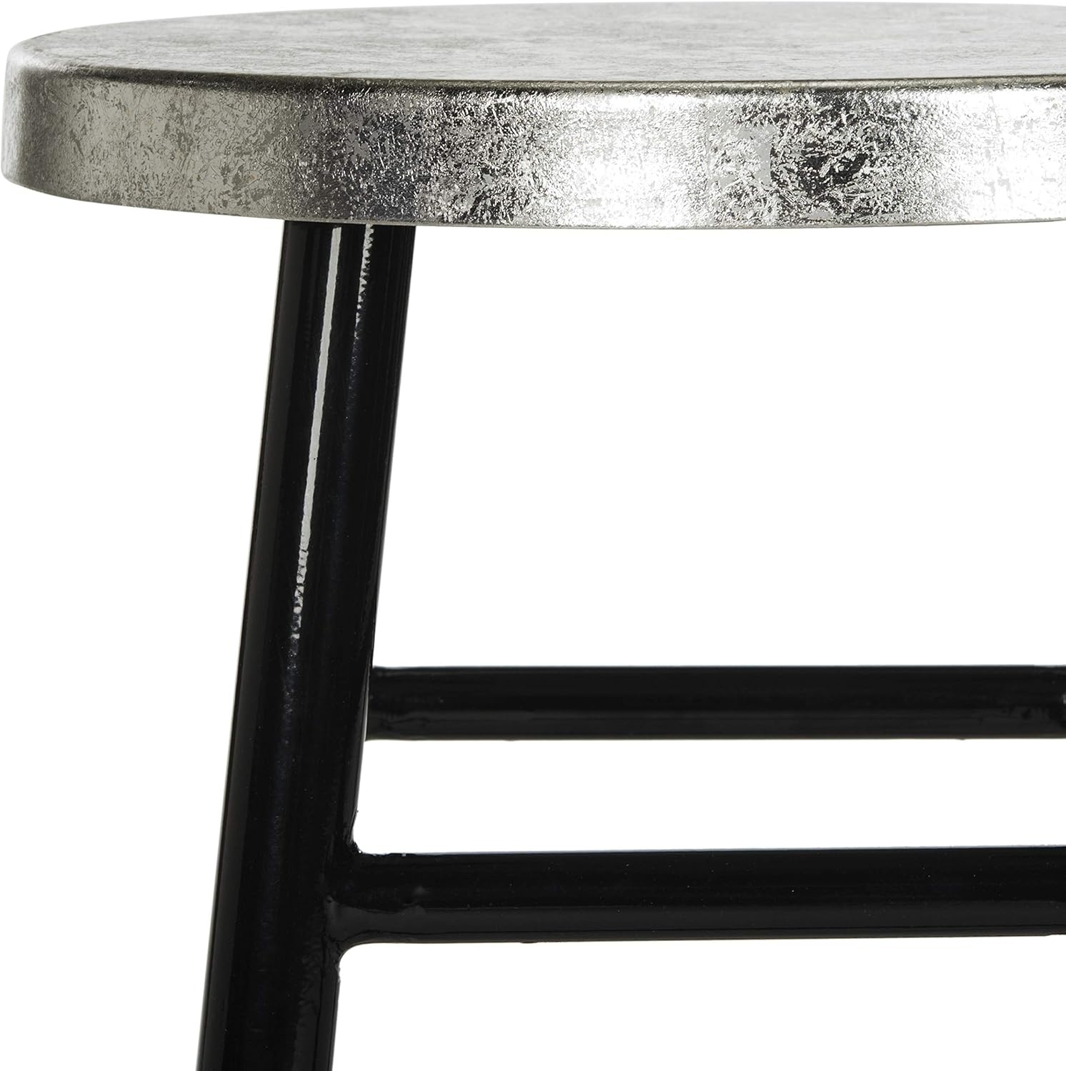 image:imageSafavieh Home Collection Kenzie Grey and Silver 24inch Counter StoolBlack Silver