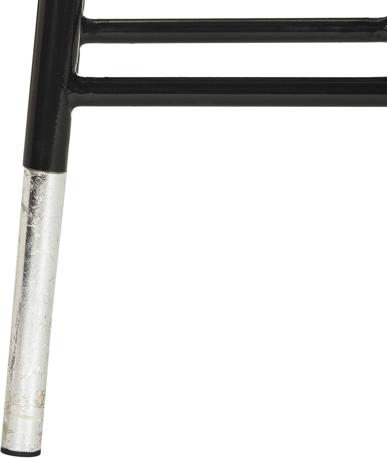 image:imageSafavieh Home Collection Kenzie Grey and Silver 24inch Counter StoolBlack Silver
