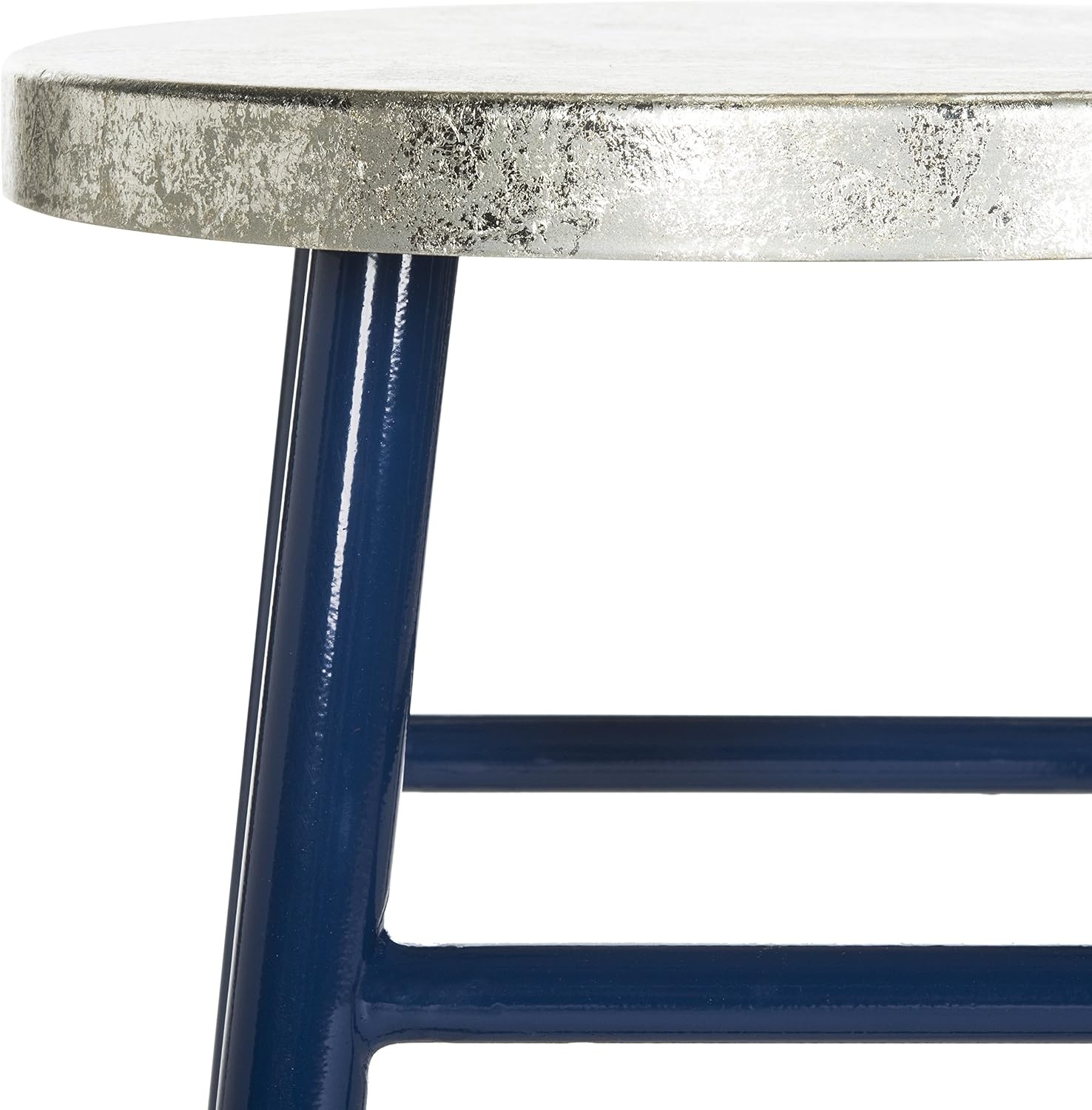 image:imageSafavieh Home Collection Kenzie Grey and Silver 24inch Counter StoolNavy Silver