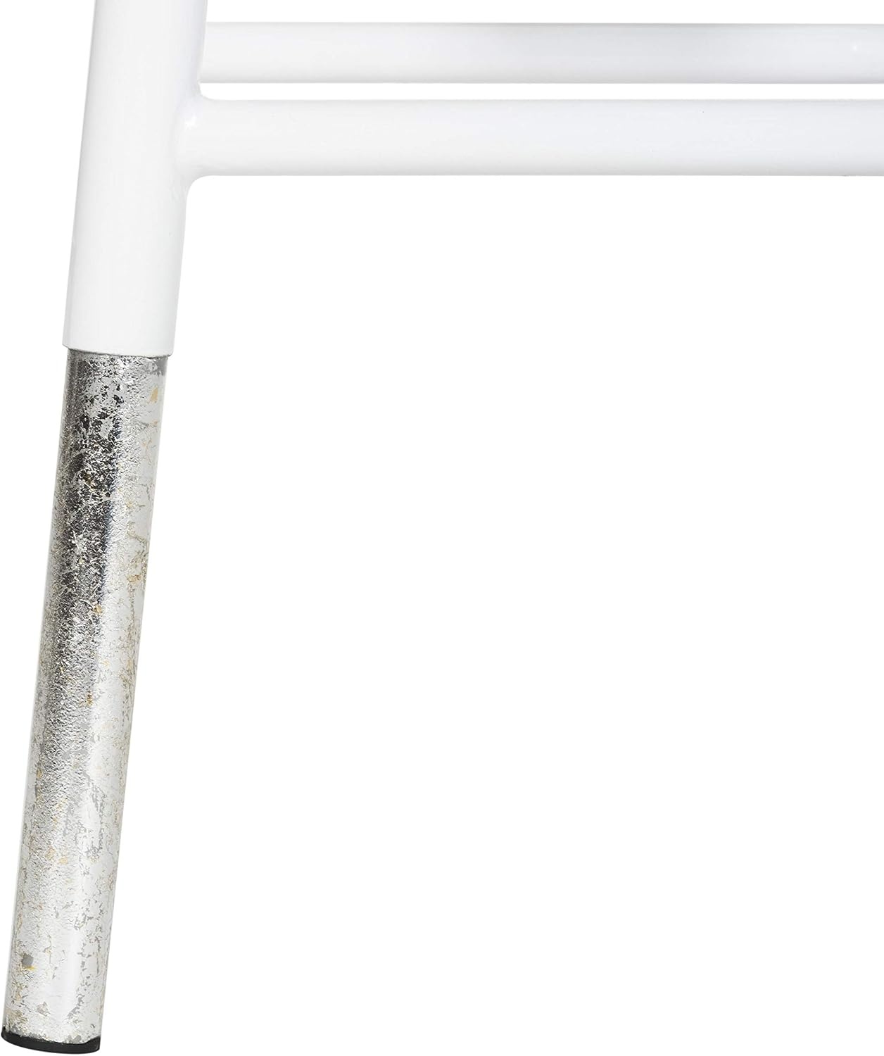 image:imageSafavieh Home Collection Kenzie Grey and Silver 24inch Counter StoolWhite Silver