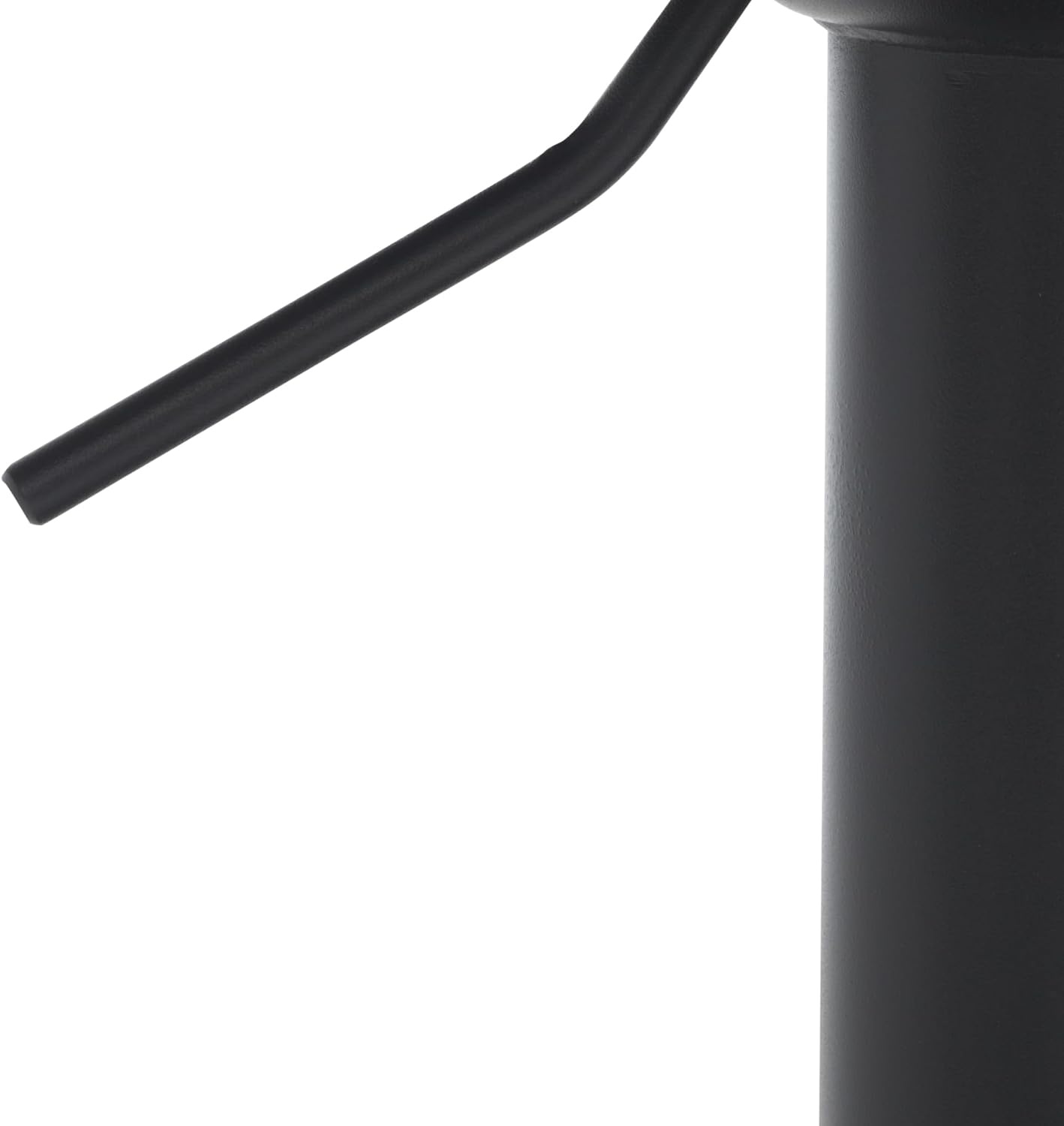 image:imageSafavieh Home Collection Kynlee Grey Faux LeatherBlack Gas Lift Adjustable Height Bar StoolGreyBlack