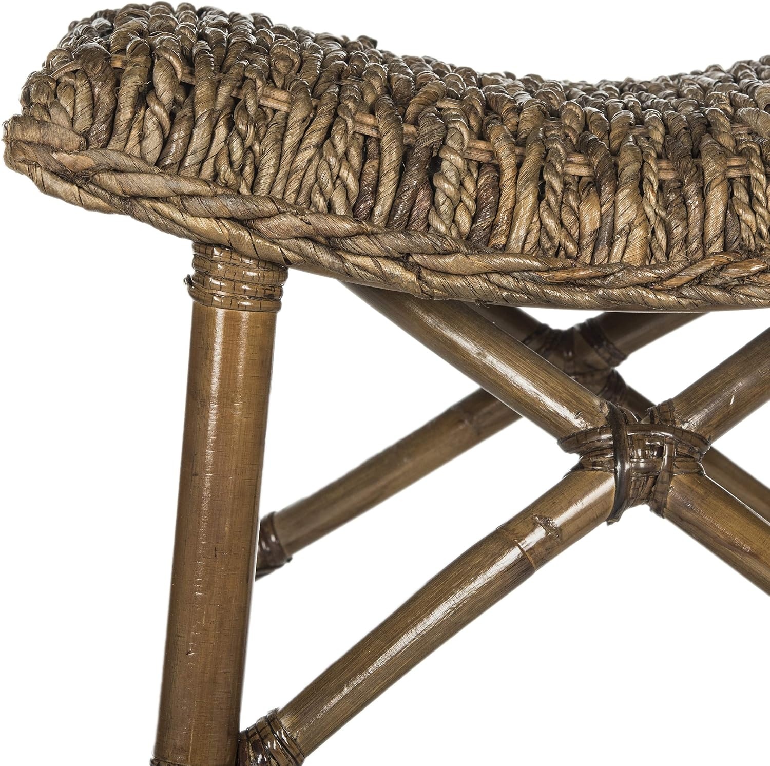 image:imageSafavieh Home Collection Ramiro Natural Brown Wicker Barstool