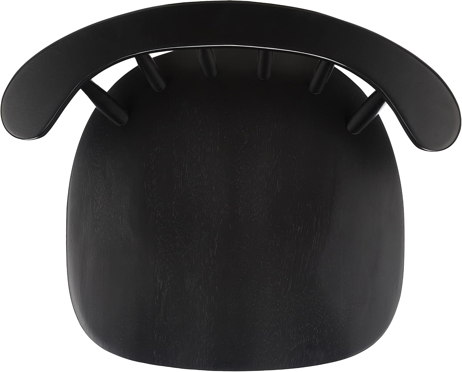 image:imageSafavieh Home Collection Ray Farmhouse Black Spindle Solid Wood 25inch Swivel Counter StoolBlack