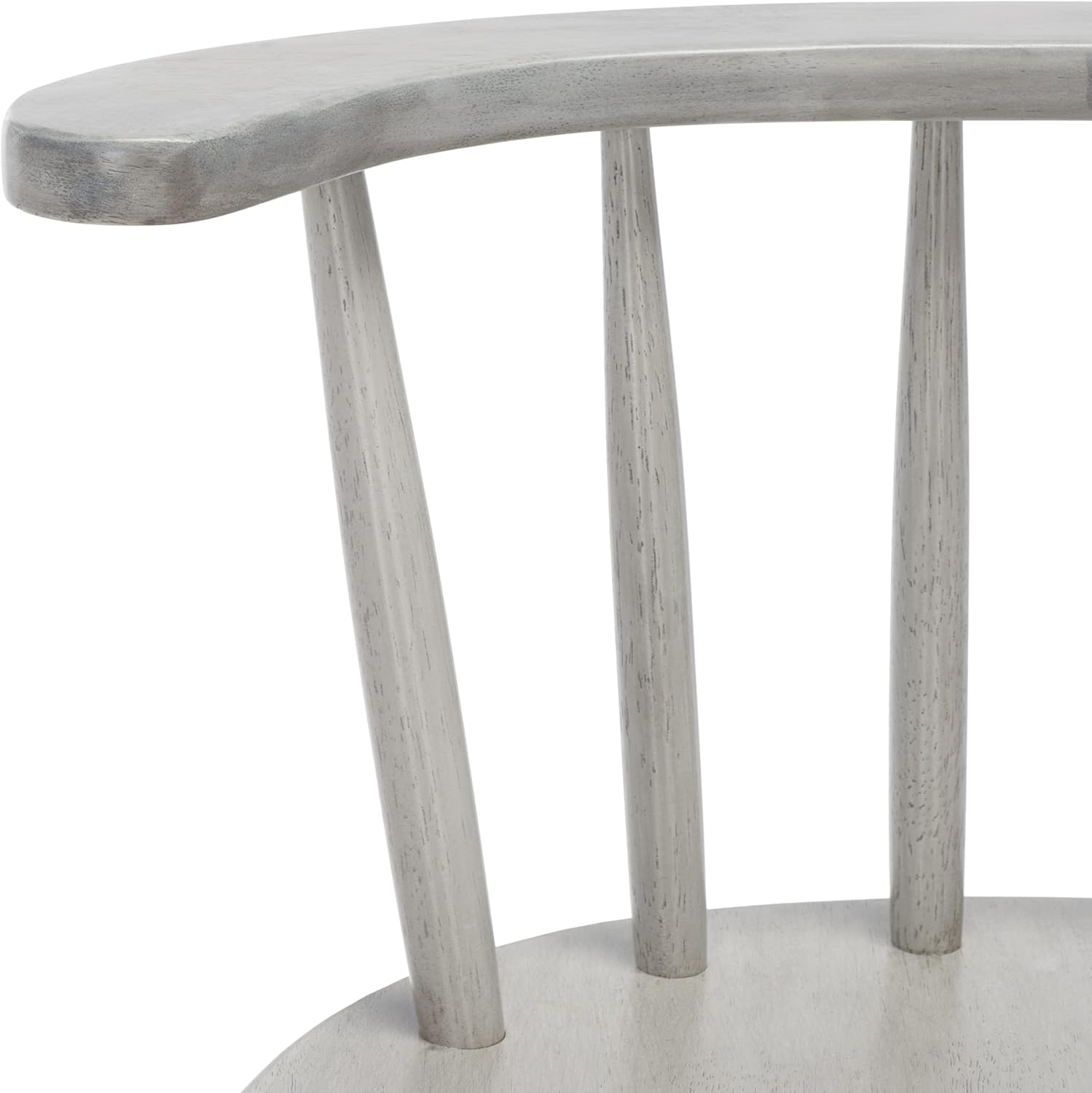 image:imageSafavieh Home Collection Ray Farmhouse Black Spindle Solid Wood 25inch Swivel Counter StoolGrey