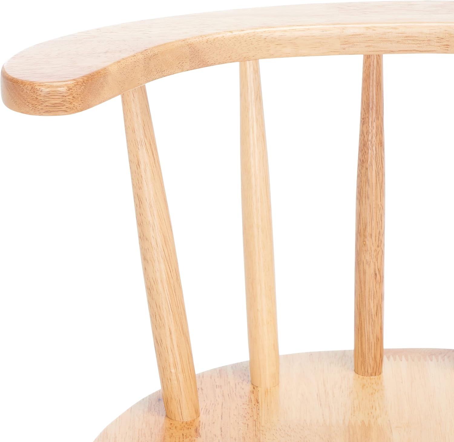 image:imageSafavieh Home Collection Ray Farmhouse Black Spindle Solid Wood 25inch Swivel Counter StoolNatural
