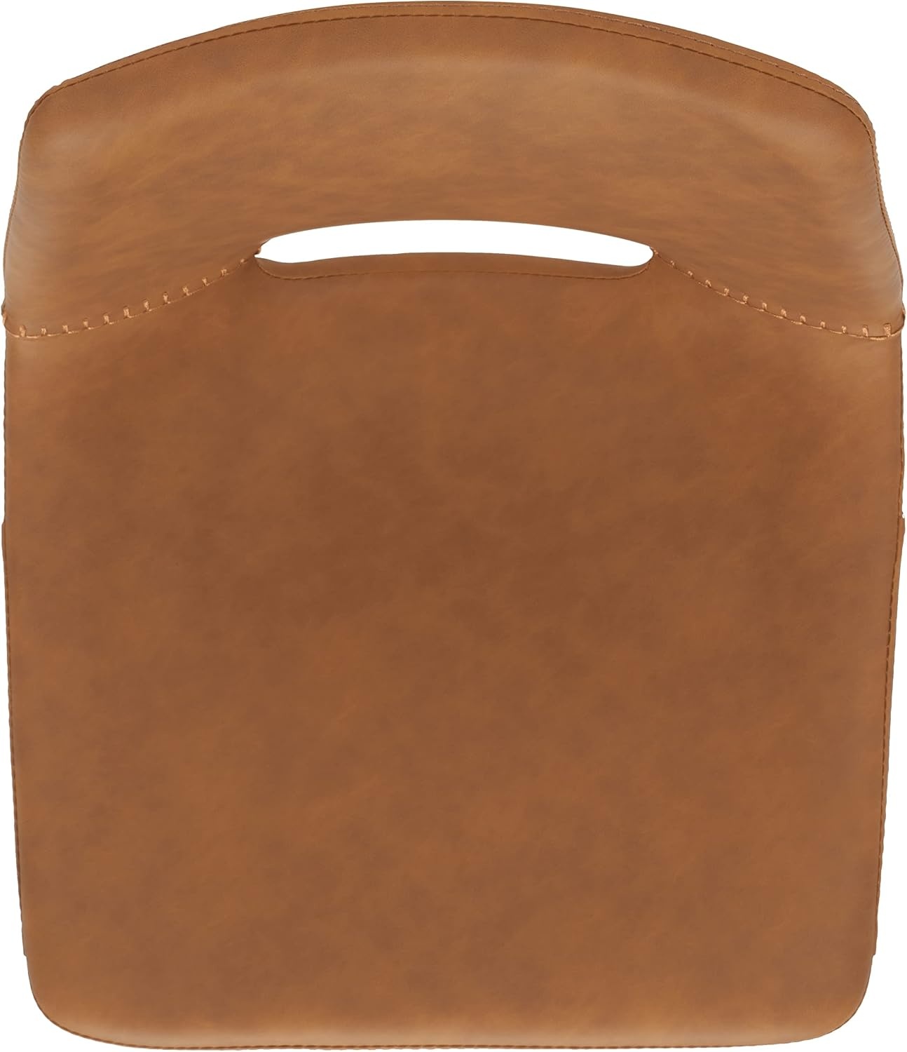 image:imageSafavieh Home Collection Raylee Cognac Brown Faux LeatherBlack 26inch Counter Stool