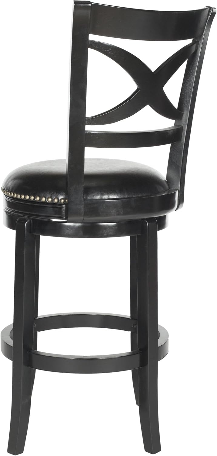 image:imageSafavieh Home Collection Santino Sierra Brown 29inch Bar StoolBlack