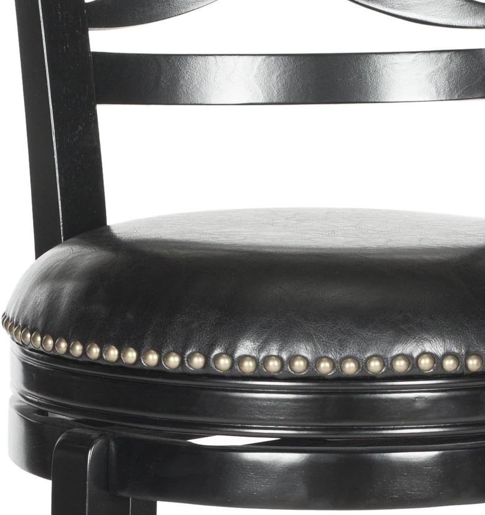 image:imageSafavieh Home Collection Santino Sierra Brown 29inch Bar StoolBlack