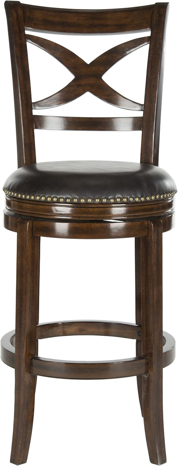 image:imageSafavieh Home Collection Santino Sierra Brown 29inch Bar StoolEspressoBrown
