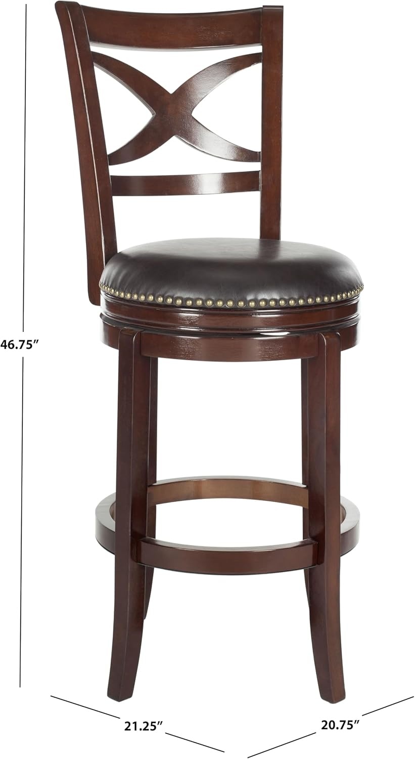 image:imageSafavieh Home Collection Santino Sierra Brown 29inch Bar StoolSierraBrown