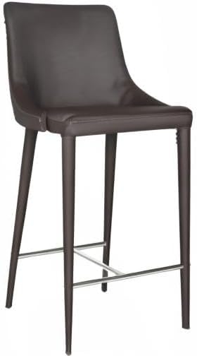 image:imageSafavieh Home Collection Summerset MidCentury Modern White Counter StoolBrown