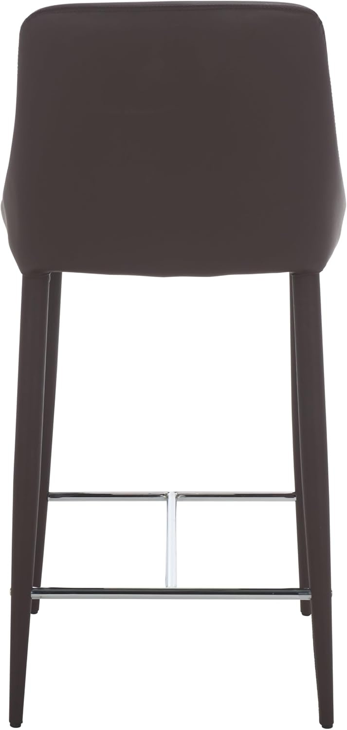 image:imageSafavieh Home Collection Summerset MidCentury Modern White Counter StoolBrown