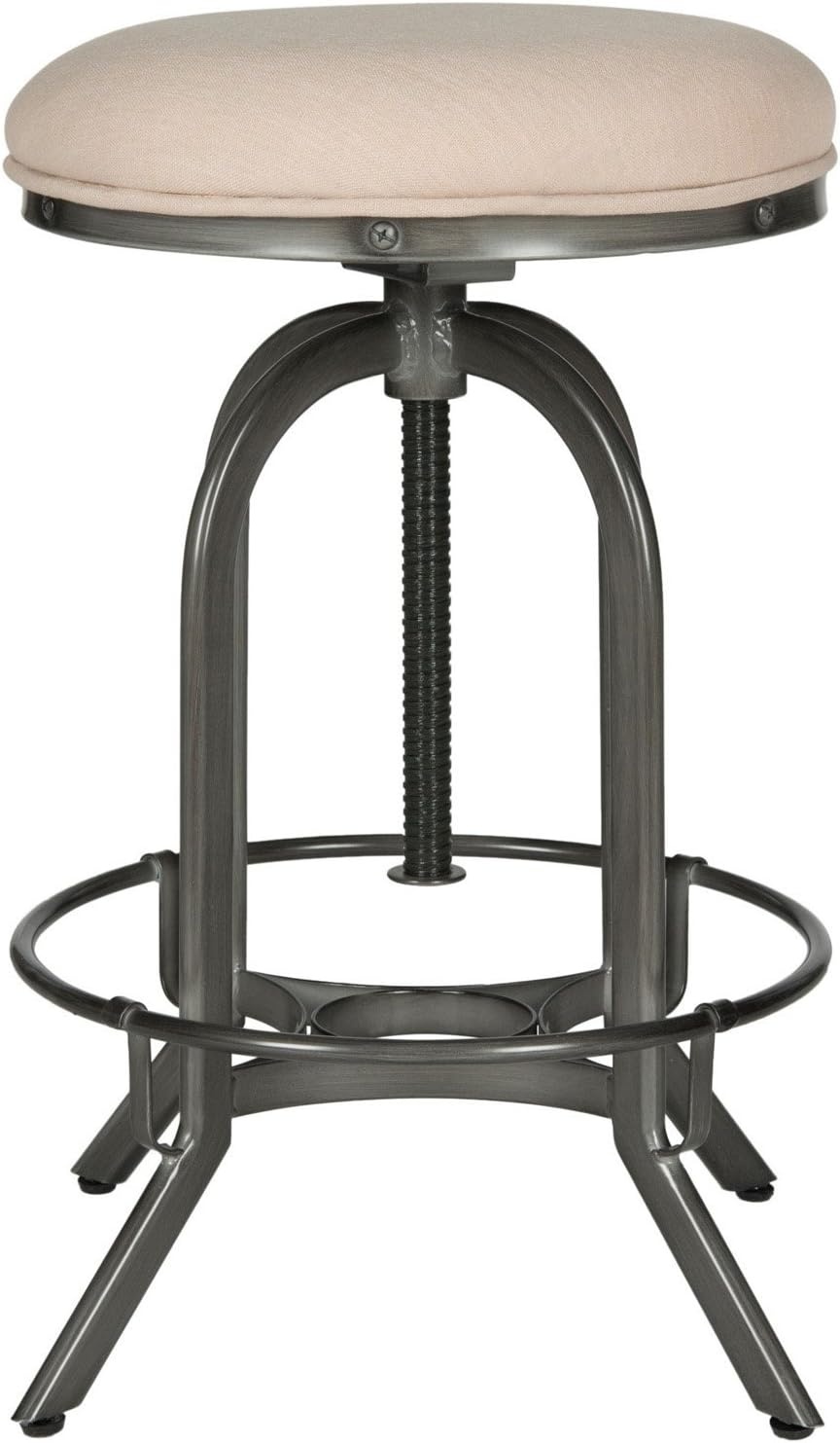 image:imageSafavieh Home Collection Wildomar Tan Swivel StoolBeige