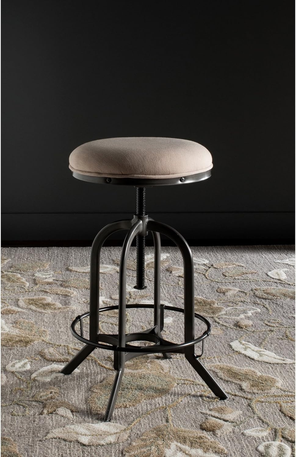 image:imageSafavieh Home Collection Wildomar Tan Swivel StoolBeige