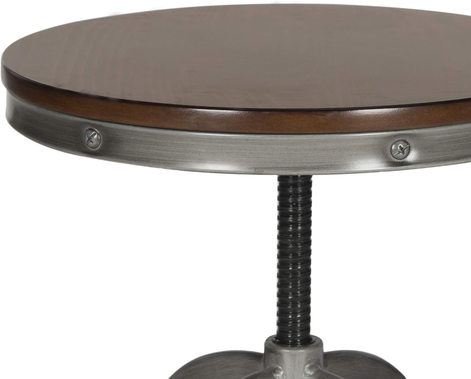 image:imageSafavieh Home Collection Wildomar Tan Swivel StoolBurnt Oak