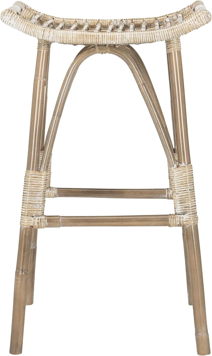 image:imageSafavieh Leda Bar Stool BrownWhite Grey