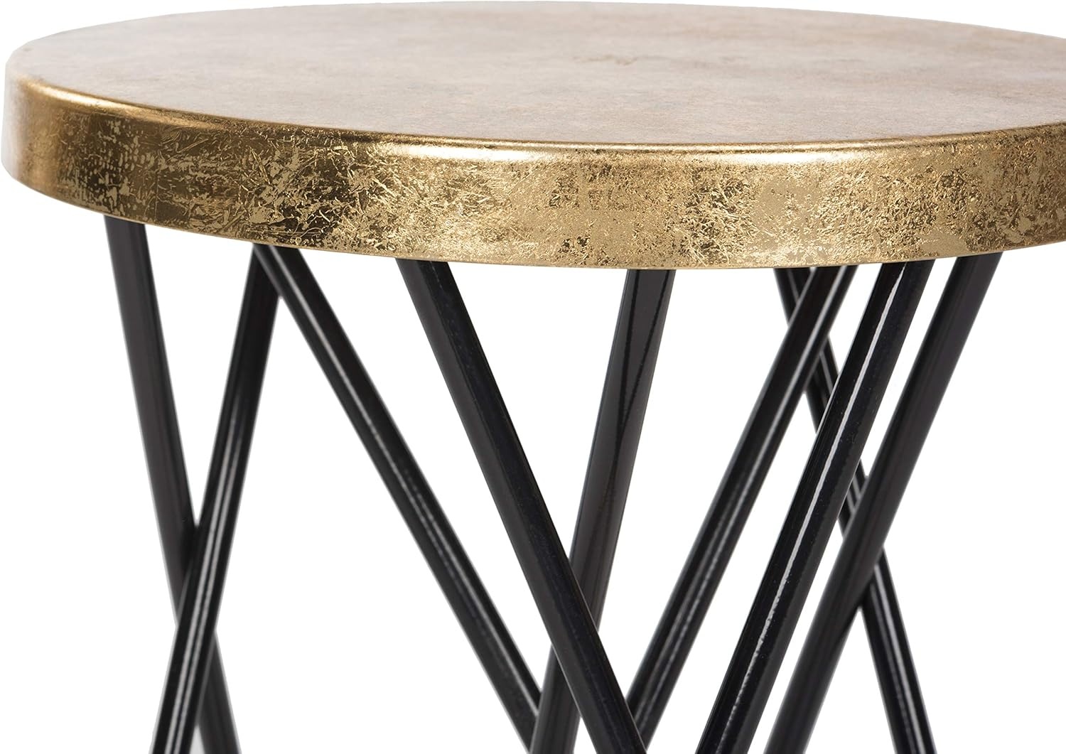 image:imageSafavieh Lorna Counter Bar Stool BlackGoldBlack Gold