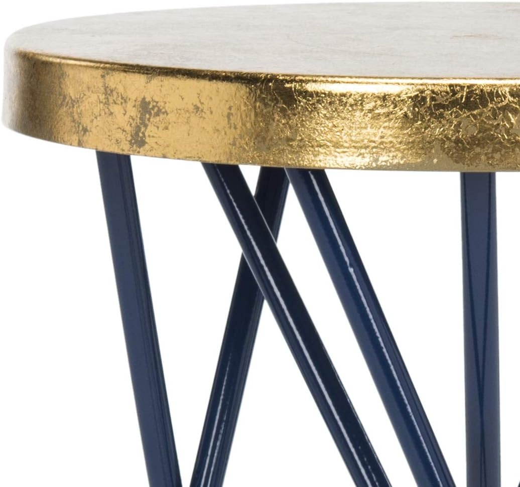 image:imageSafavieh Lorna Counter Bar Stool BlackGoldNavy Gold