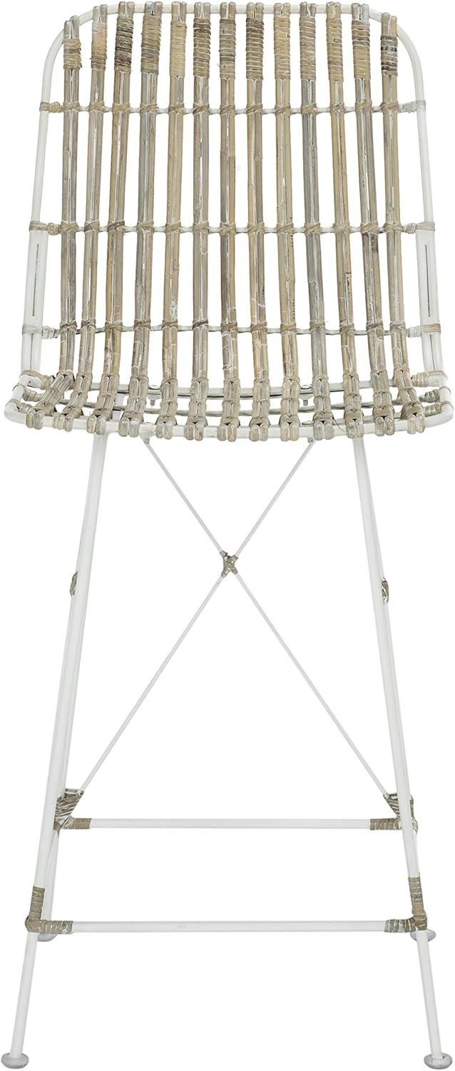 image:imageSafavieh Minerva Counter Stool BrownBlackWhite White