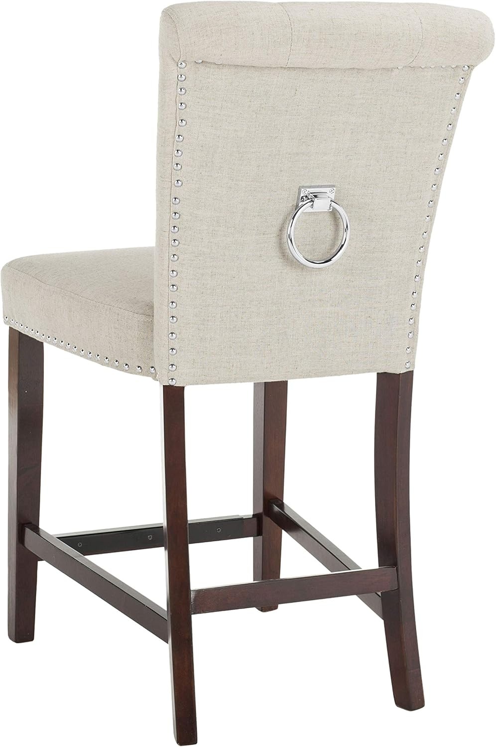 image:imageSafavieh Taylor Counter Stool BrownEspressoLight Grey Espresso