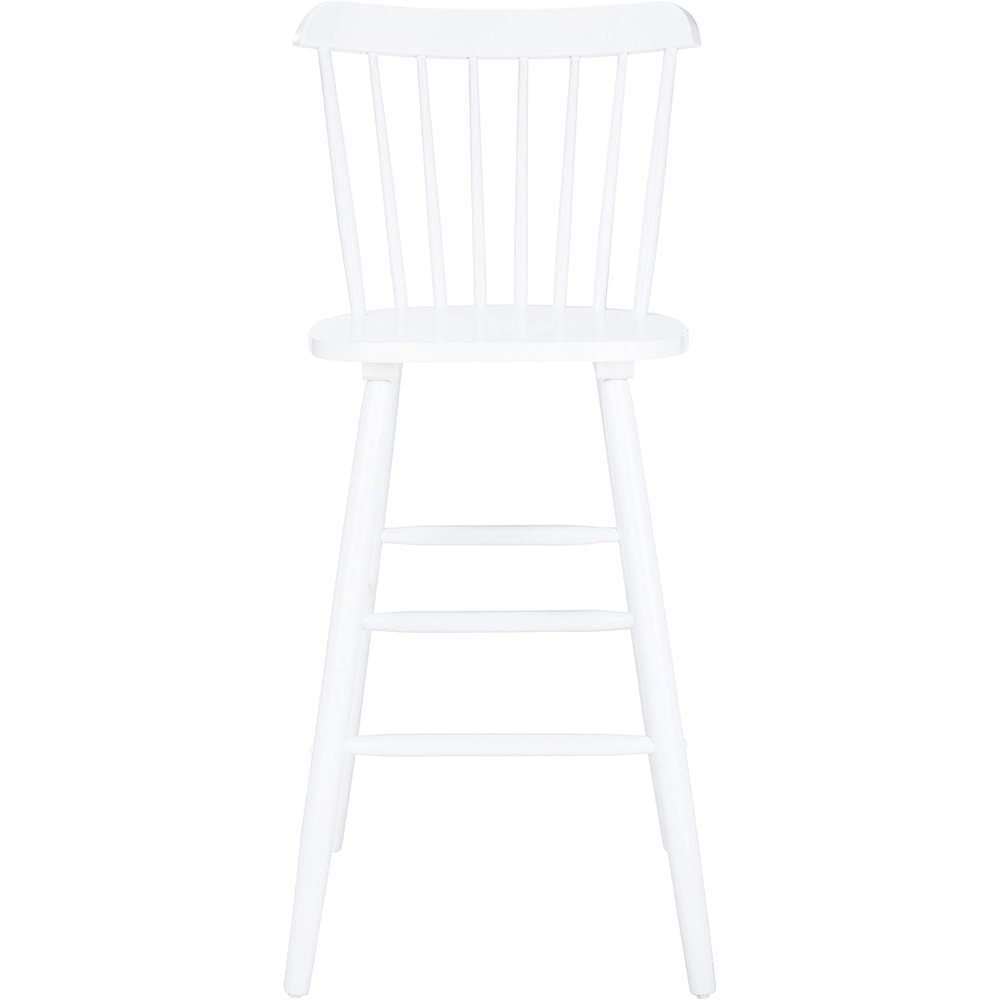 image:imageSAFAVIEH Furniture  Galena Bar Stool Set of 2  Dusty Green  Solid Wood  Modern CleanLine Design  Ideal for Kitchen Bar Area Dining Room 30 Seat Height BST8502FSET2White