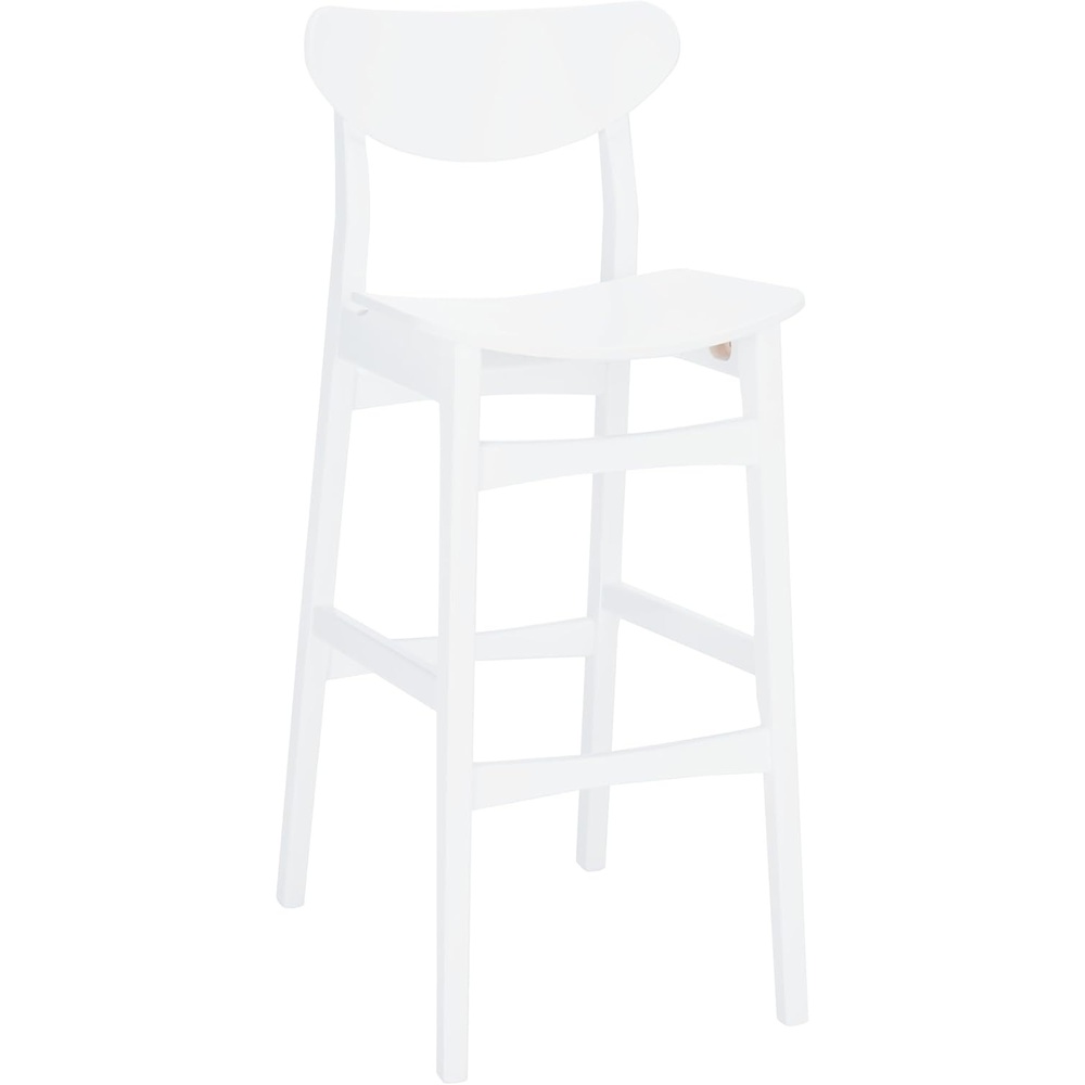 image:imageSAFAVIEH Home Collection Thaxton MidCentury Farmhouse Natural 30inch Bar Stool Set of 2White
