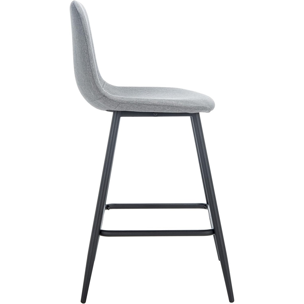 image:imageSAFAVIEH Home Collection Travis Dark GreyBlack 24inch Kitchen Breakfast Nook Dining Pub Bar Stool