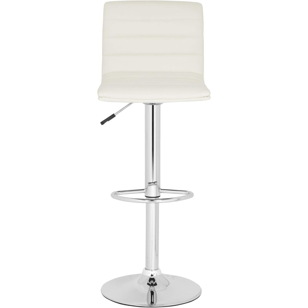 image:imageSafavieh Home Collection Arissa Black Adjustable Swivel Gas Lift 238299inch Bar StoolWhite