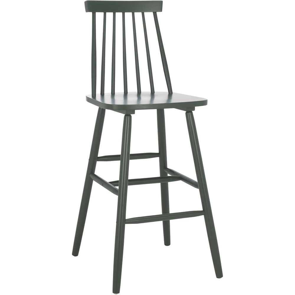 image:imageSafavieh Home Collection Beaufort Spindle Back Black 30inch Bar Stool Set of 2Garden Green
