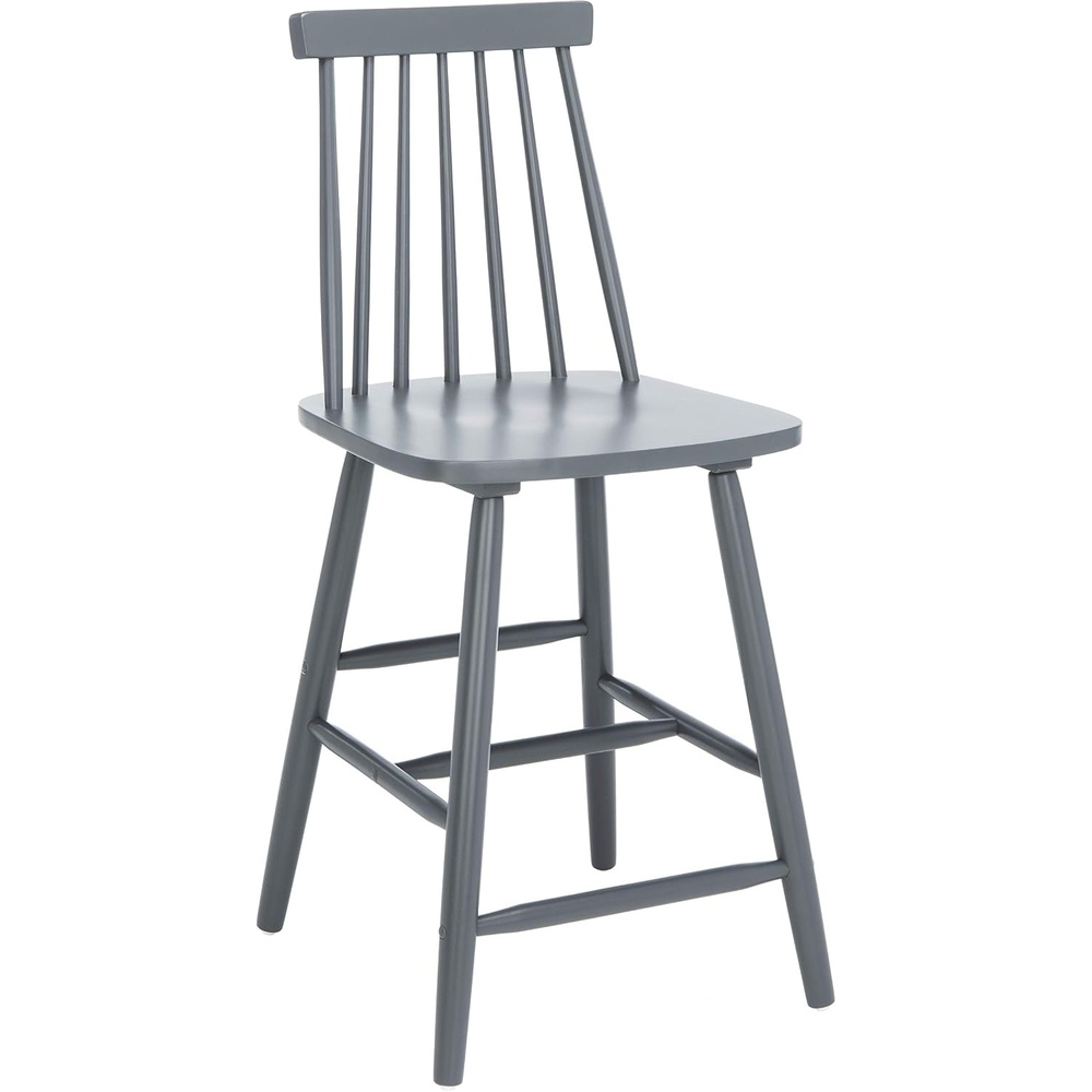 image:imageSafavieh Home Collection Beaufort Spindle Back Black Counter 24inch Stool Set of 2Grey