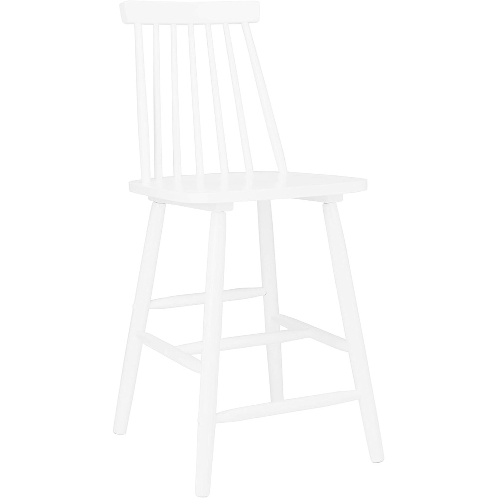 image:imageSafavieh Home Collection Beaufort Spindle Back Black Counter 24inch Stool Set of 2White