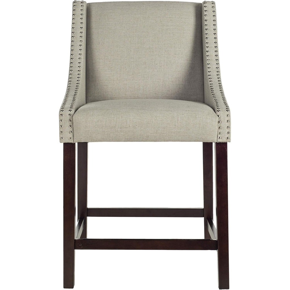 image:imageSafavieh Home Collection Dylan Navy and Espresso Counter StoolLight Grey
